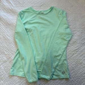 Hang Ten Light Green Long Sleeve Top